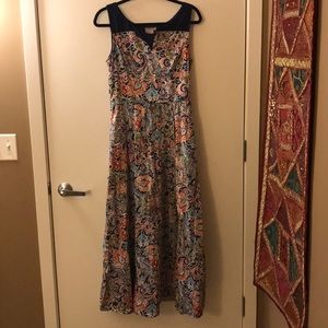 eShakti Bhatik Print Maxi Dress